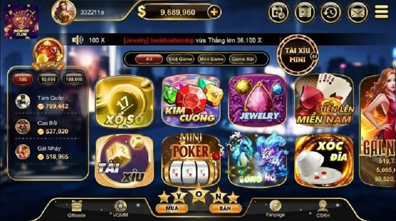 Tặng mã Wonvip Giftcode miễn phí cho người chơi