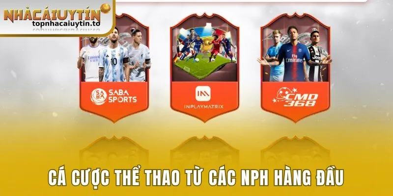 Cá cược thể thao kịch tính từ các nhà phát hành hàng đầu
