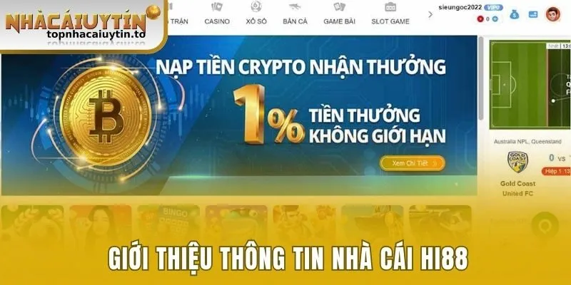 Giới thiệu khái quát nhà cái Hi88