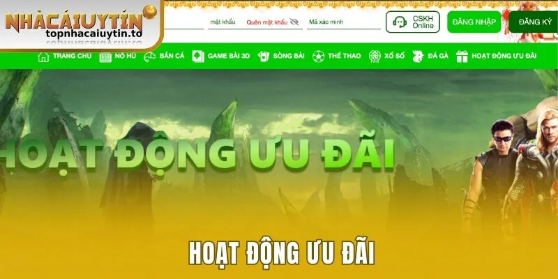 Hoạt động ưu đãi độc quyền được triển khai