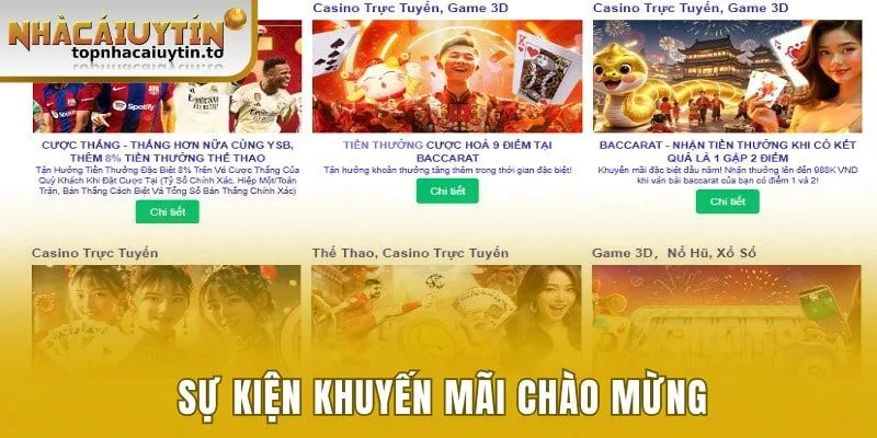 Sự kiện khuyến mãi chào mừng và tri ân thành viên