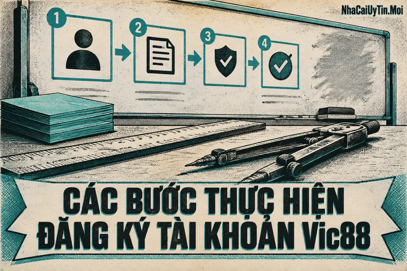 Quy trình tạo tài khoản trên Vic88 được thiết kế khá đơn giản - đăng ký Vic88