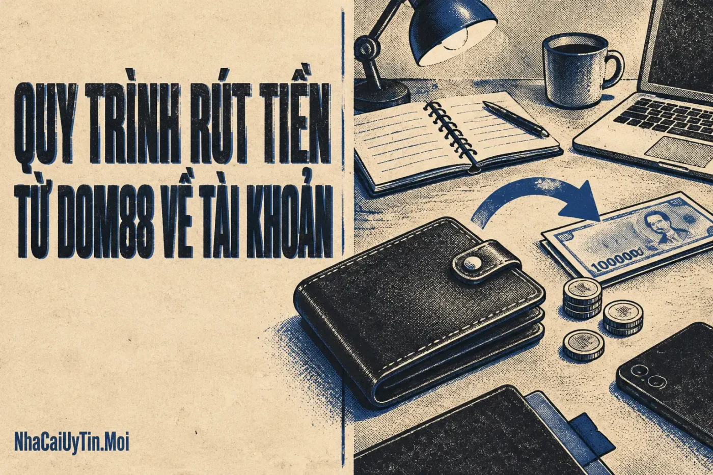 Rút tiền là khâu quan trọng nhất vì đây là lúc bạn nhận về thành quả từ những ván cược thắng - nạp rút Dom88