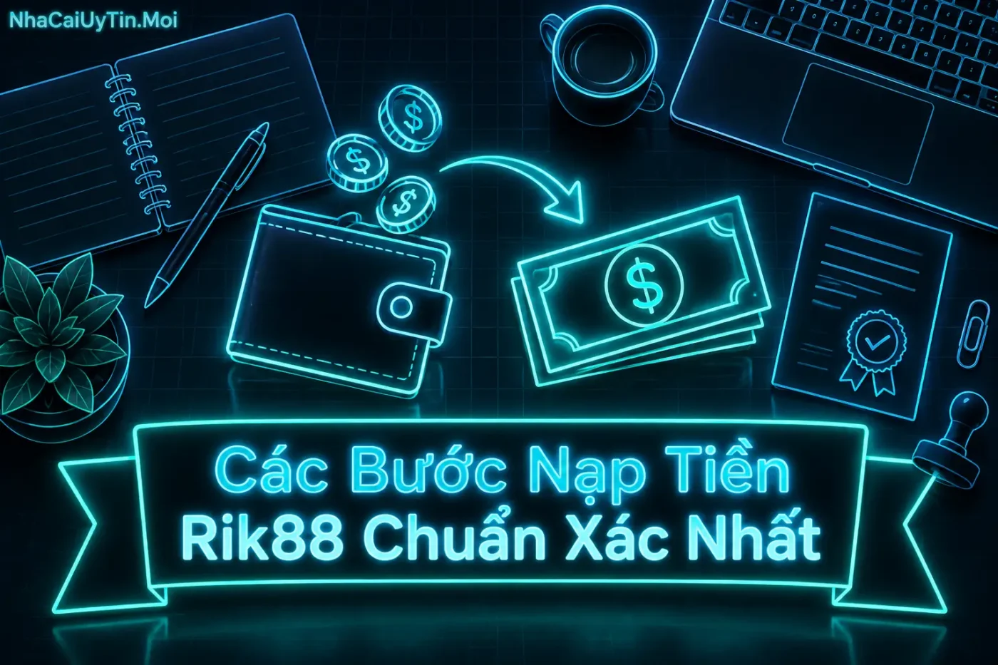 Đừng lo lắng, quy trình nạp tiền thực sự rất đơn giản nếu bạn làm theo từng bước dưới đây - nạp rút Rik88