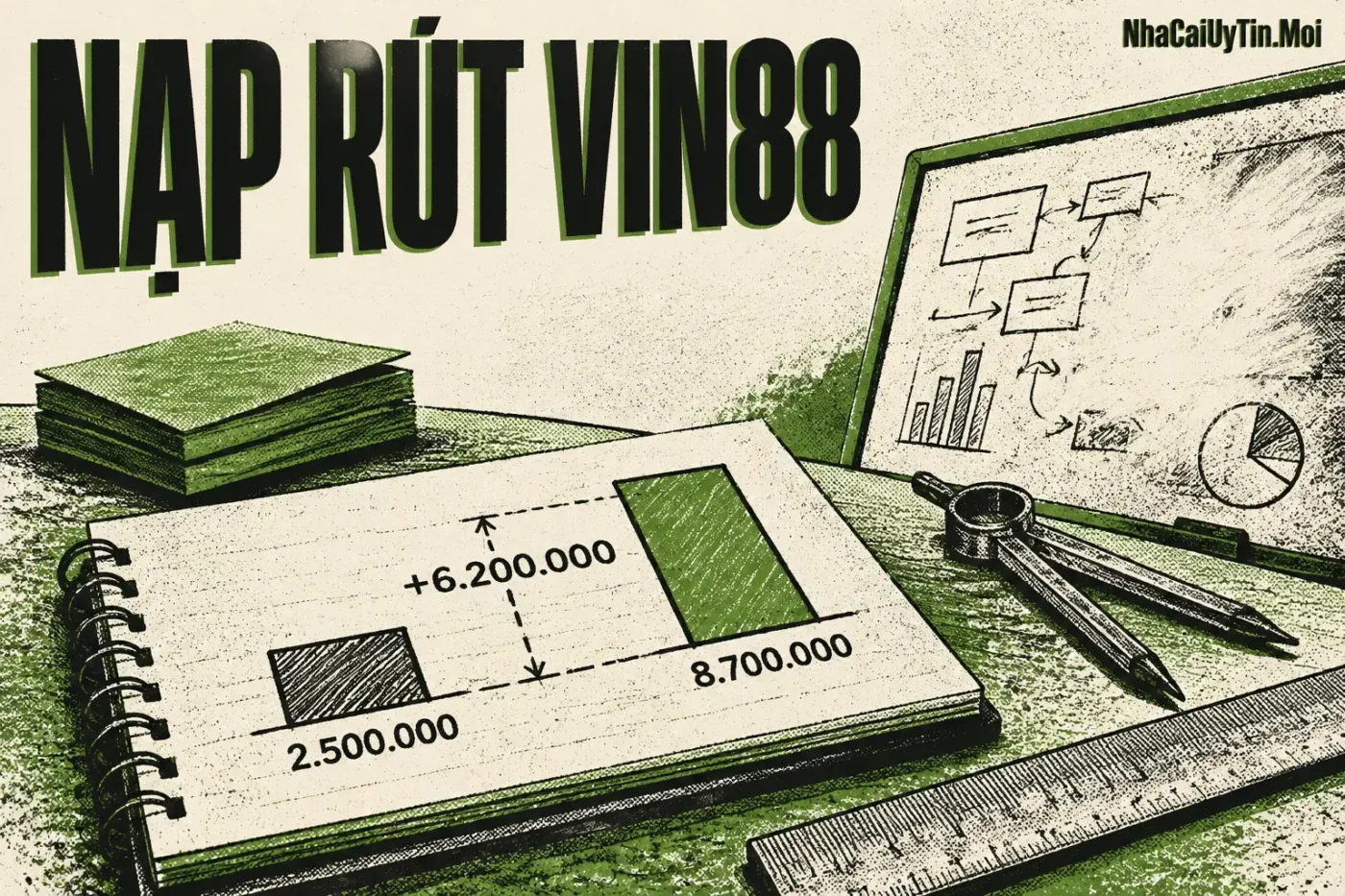 Quy trình nạp rút tiền tại Vin88 về cơ bản bao gồm hai giai đoạn chính - nạp rút Vin88