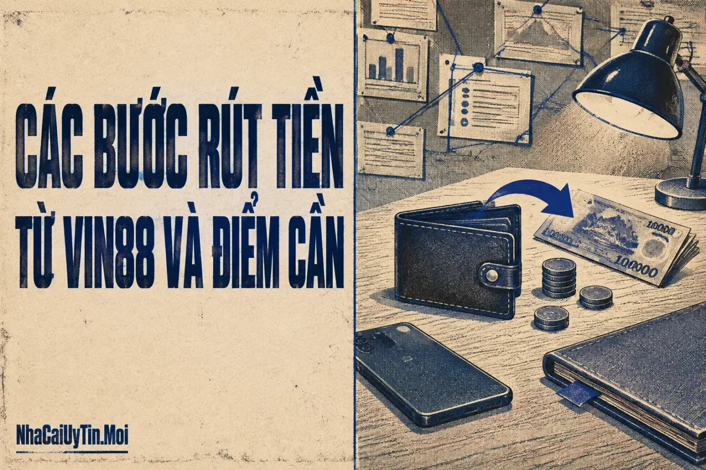 Rút tiền từ Vin88 là bước quan trọng nhất và cũng là nơi xuất hiện nhiều rủi ro nhất - nạp rút Vin88