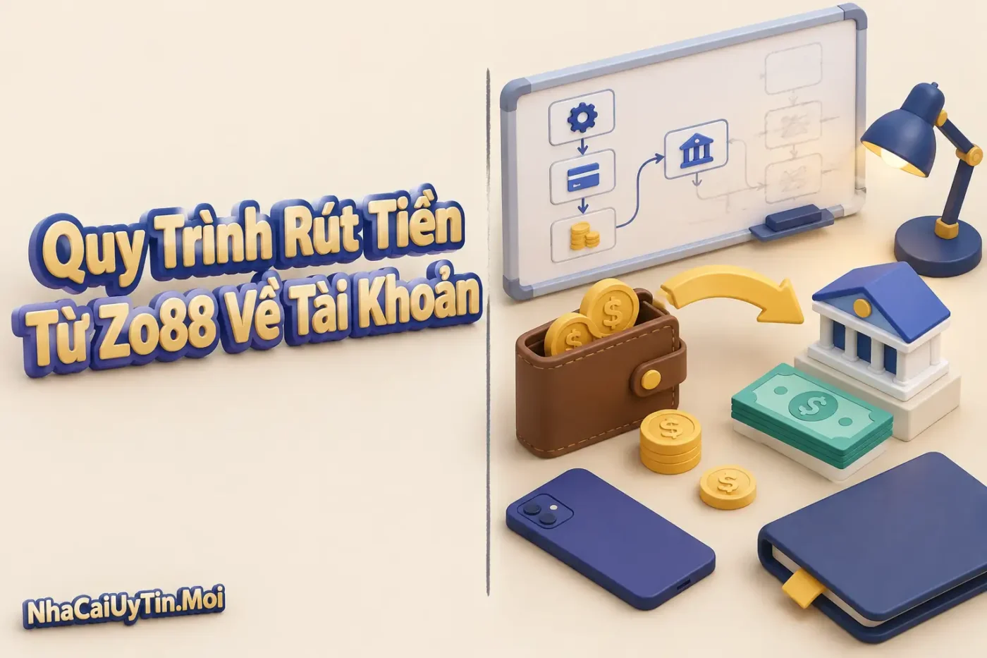 Sau khi có những khoản thắng cược, việc rút tiền về tài khoản cá nhân là điều mà ai cũng mong chờ - nạp rút Zo88